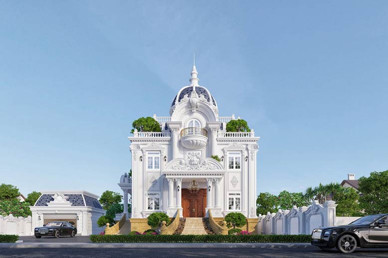 Thiết kế biệt thự phong cách cổ điển