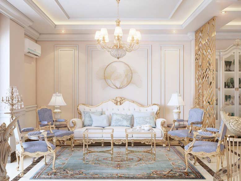 Thiết kế căn hộ chung cư phong cách cổ điển