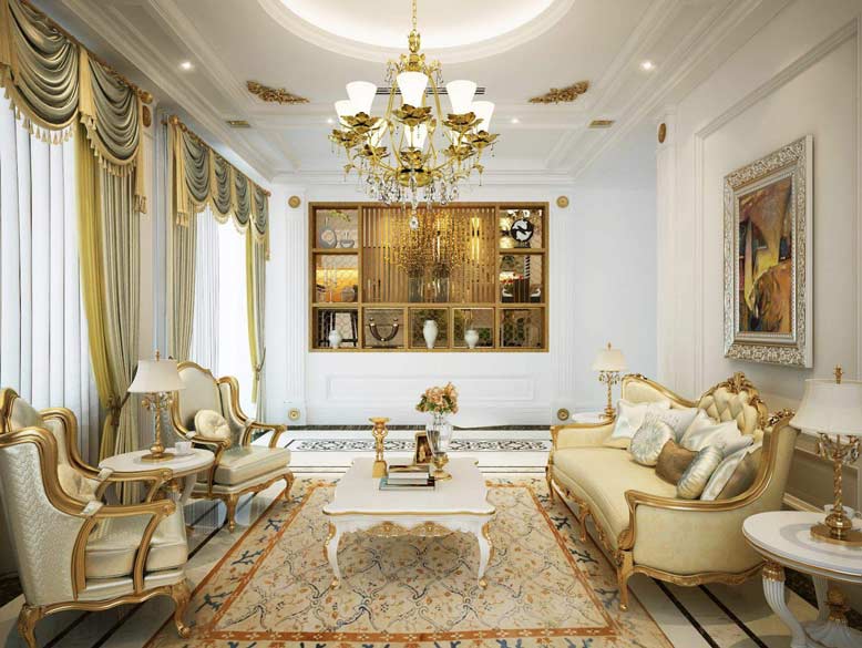 Nội thất chung cư đẹp phong cách cổ điển