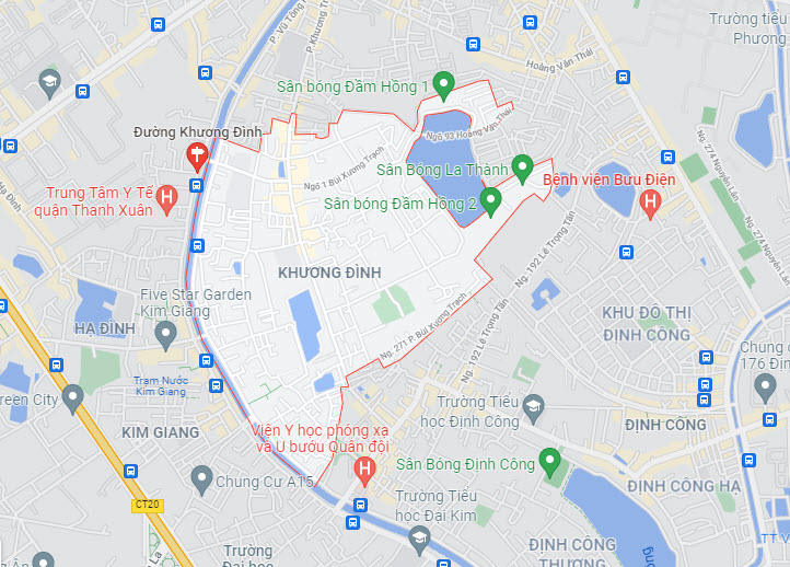 Xây nhà tại phường Khương Đình, Thanh Xuân giá rẻ