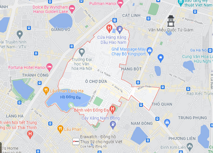 Xây nhà tại phường Ô Chợ Dừa giá rẻ: Thiết kế, Thợ, Bảng Báo giá, Đơn giá