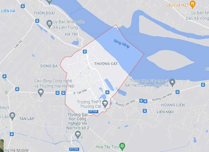 Thiết kế nhà phố phường Thượng Cát Hà Nội, biệt thự, nội thất, sân vườn