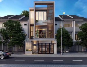 Khách hàng xem xét qua công trình thực tế của nhà thầu